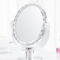 MIRRORNOVA Magnifying Makeup Mirror Double-Sided with 1x/10x Magnification, Desk Vanity Mirror, 360 ° Rotation, Translucent Acrylic